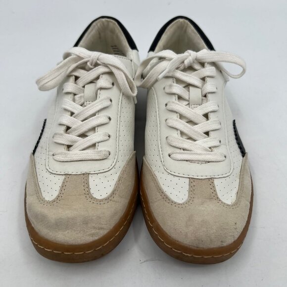 Dolce Vita White & Black Nadia Low Top Sneakers | Size 6 - Picture 10 of 10